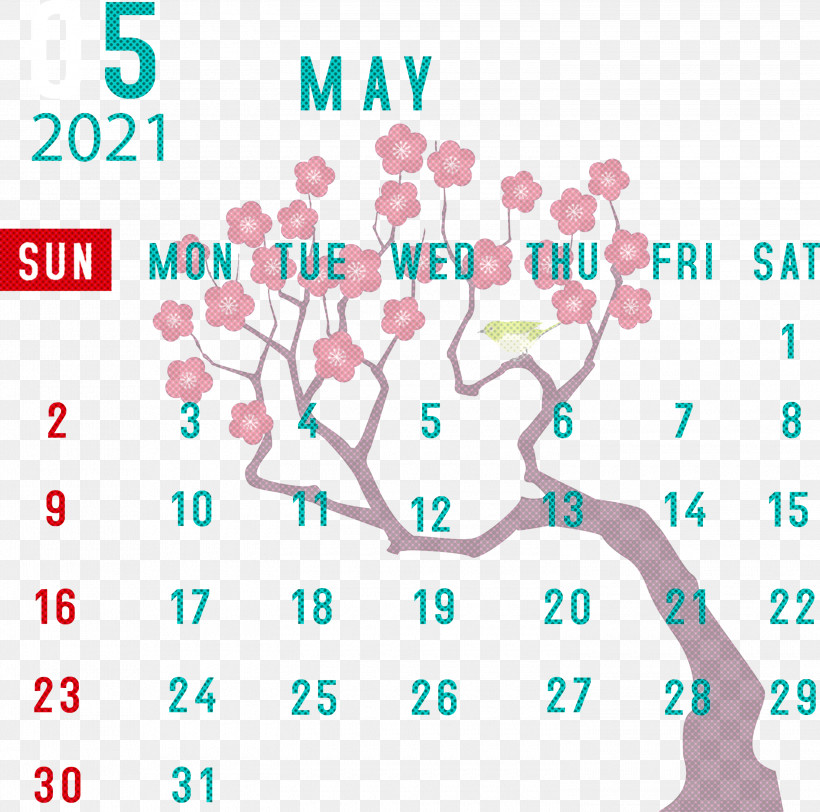 May 2021 Calendar May Calendar 2021 Calendar, PNG, 3000x2973px, 2021 Calendar, May Calendar, Calendar System, Diagram, Drawing Download Free