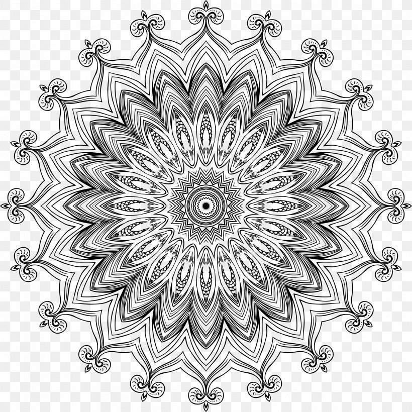 Royalty-free Stock Photography Flower, PNG, 2322x2322px, Royaltyfree, Black And White, Common Sunflower, Drawing, Flower Download Free