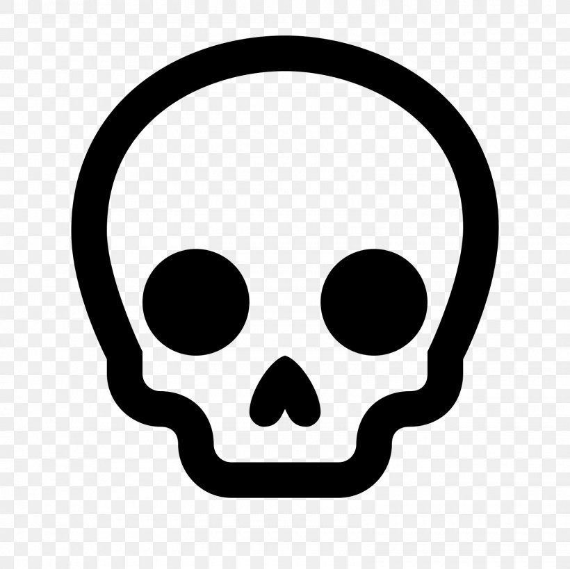 The Icons Skull, PNG, 1600x1600px, Icons, Android, Black And White, Bone, Head Download Free