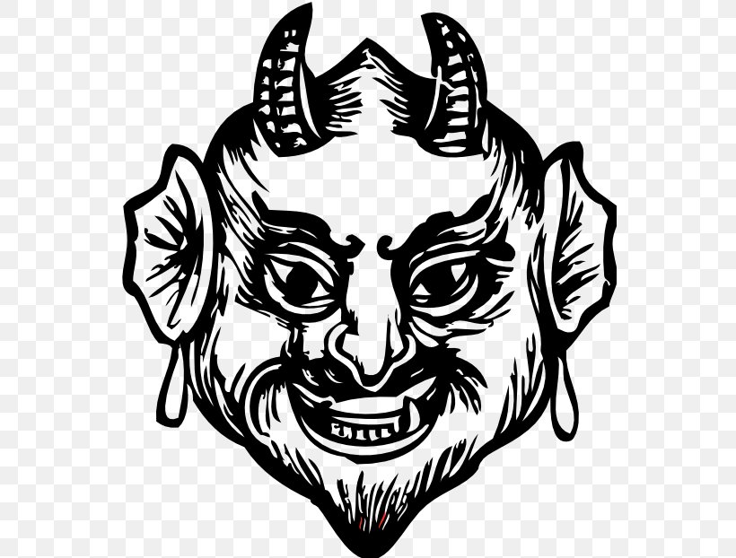 Devil Codex Gigas Lucifer Clip Art, PNG, 555x622px, Devil, Art, Artwork, Black And White, Bone Download Free