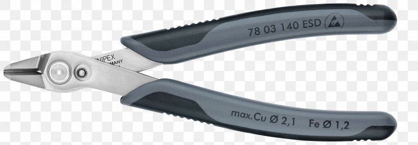 Diagonal Pliers Knipex Electronics Tool, PNG, 2953x1033px, Diagonal Pliers, Bicycle Seatpost Clamp, Cutting, Diagonal, Electronics Download Free