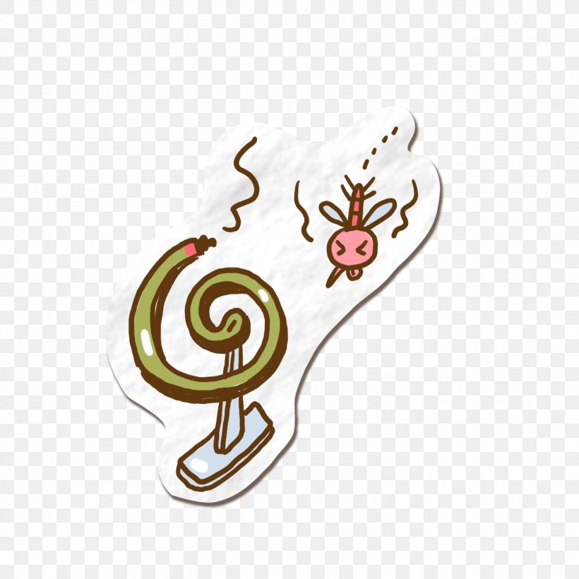 Mosquito Coil Illustration, PNG, 2835x2835px, Mosquito, Body Jewelry, Cartoon, Jewellery, Mosquito Coil Download Free