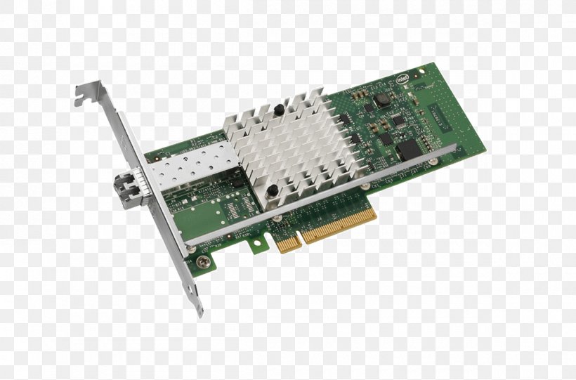 Intel 10 Gigabit Ethernet Network Cards & Adapters PCI Express Converged Network Adapter, PNG, 1200x792px, 10 Gigabit Ethernet, Intel, Adapter, Computer Component, Computer Network Download Free