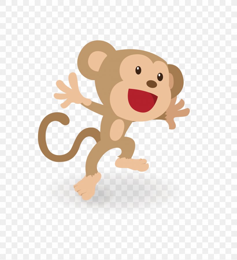 Macaque Monkey Animation, PNG, 2173x2390px, Watercolor, Cartoon, Flower, Frame, Heart Download Free