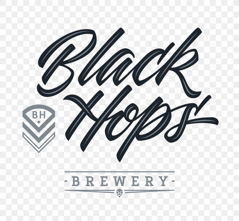 Black Hops Brewery Logo Beer Brewing Grains & Malts Design, PNG, 1817x1678px, Black Hops Brewery, Beer Brewing Grains Malts, Black And White, Brand, Brewery Download Free