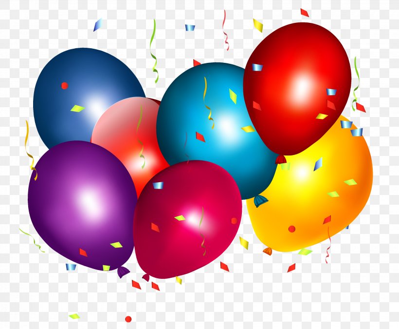 Balloon Birthday Clip Art, PNG, 2880x2374px, Balloon, Baby Shower, Ball, Banner, Birthday Download Free