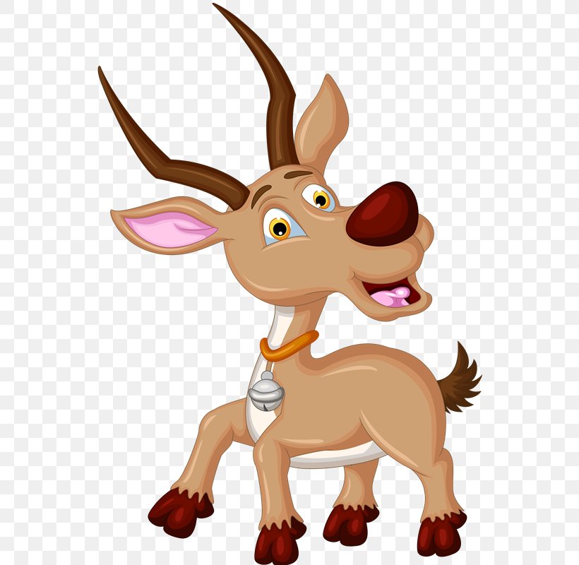 Antelope Royalty-free Cartoon, PNG, 547x800px, Antelope, Animation, Carnivoran, Cartoon, Deer Download Free