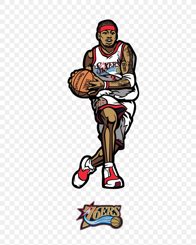 Philadelphia 76ers NBA Basketball Team Sport Clip Art, PNG, 768x1024px, Philadelphia 76ers, Allen Iverson, Arm, Art, Baseball Equipment Download Free