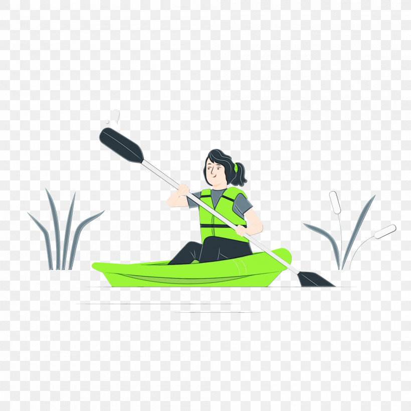 Sports Equipment Boat Canoeing Rowing, PNG, 2000x2000px, Watercolor, American Football, Ball, Boat, Canoeing Download Free