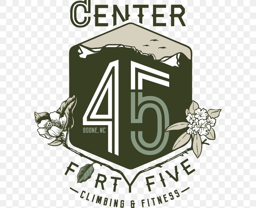 Center 45, PNG, 600x665px, Logo, Boone, Brand, Climbing, Fitness Centre Download Free