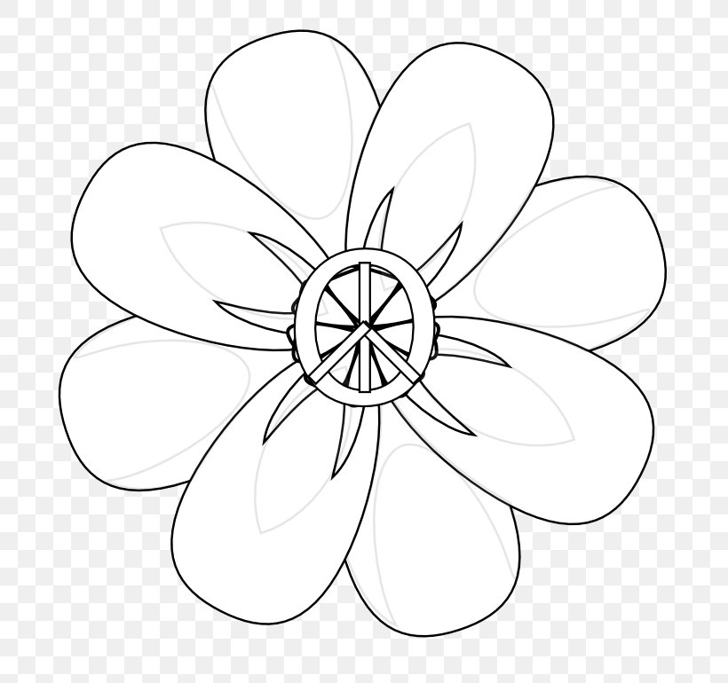Floral Design White Monochrome Pattern, PNG, 777x770px, Floral Design, Area, Artwork, Black And White, Cut Flowers Download Free