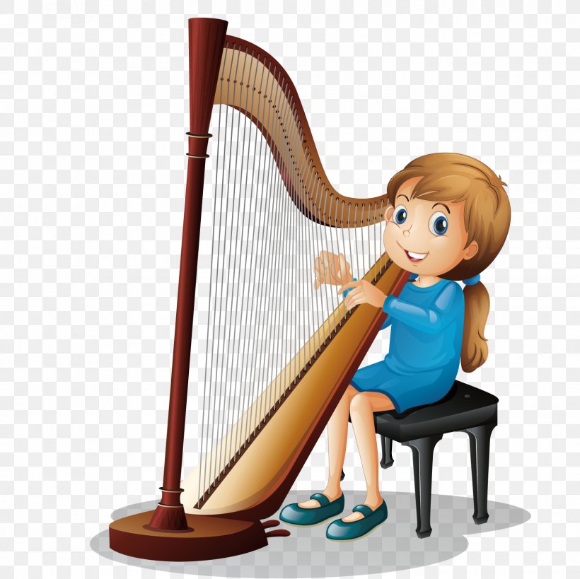 Harp Royalty-free Clip Art, PNG, 1600x1600px, Watercolor, Cartoon, Flower, Frame, Heart Download Free