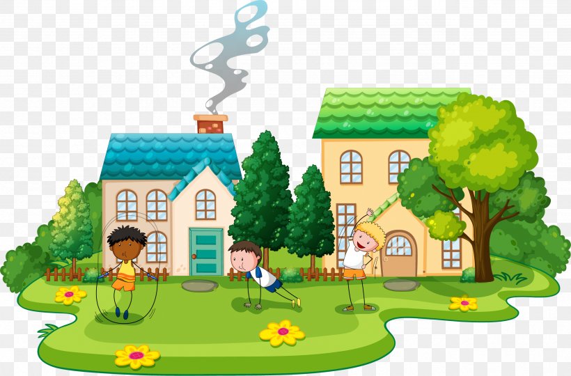 House Royalty-free Stock Illustration Illustration, PNG, 2572x1695px, House, Area, Cartoon, Child, Drawing Download Free