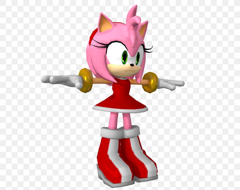 Amy Rose Sonic Runners Video Game Mario Kart 8 Figurine, PNG, 750x650px, Watercolor, Cartoon, Flower, Frame, Heart Download Free