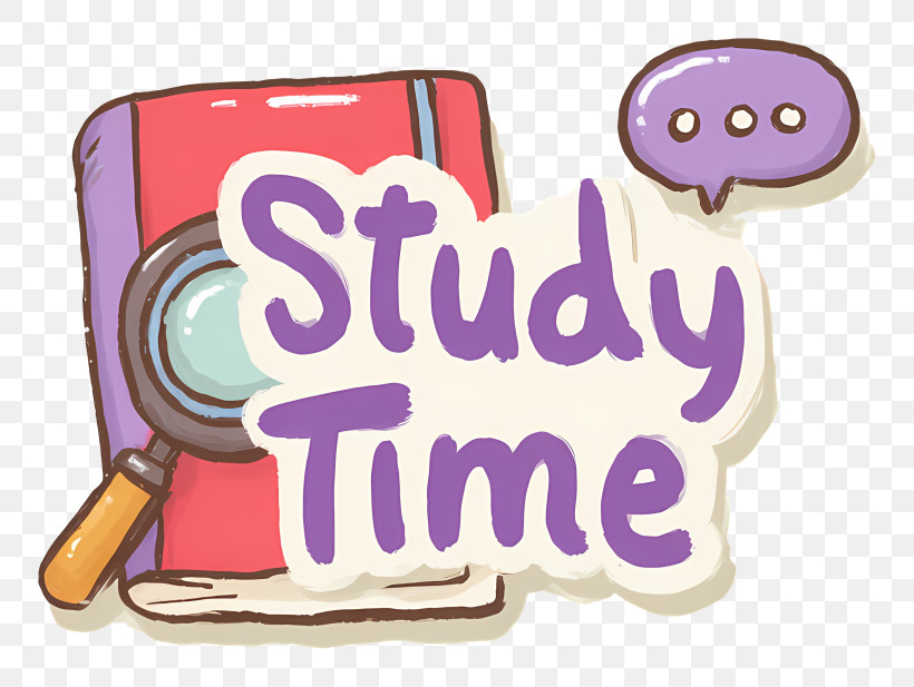 Study Time - Study Time Open Book With Tools PNG