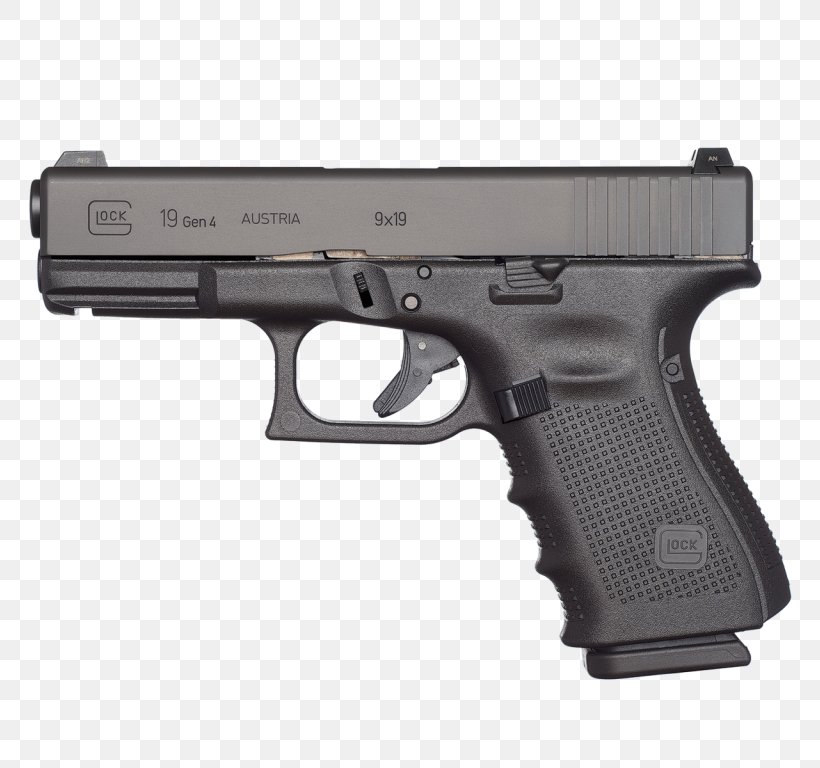 Glock Ges.m.b.H. GLOCK 19 Semi-automatic Pistol Glock 34, PNG, 768x768px, 919mm Parabellum, Glock, Air Gun, Airsoft, Airsoft Gun Download Free