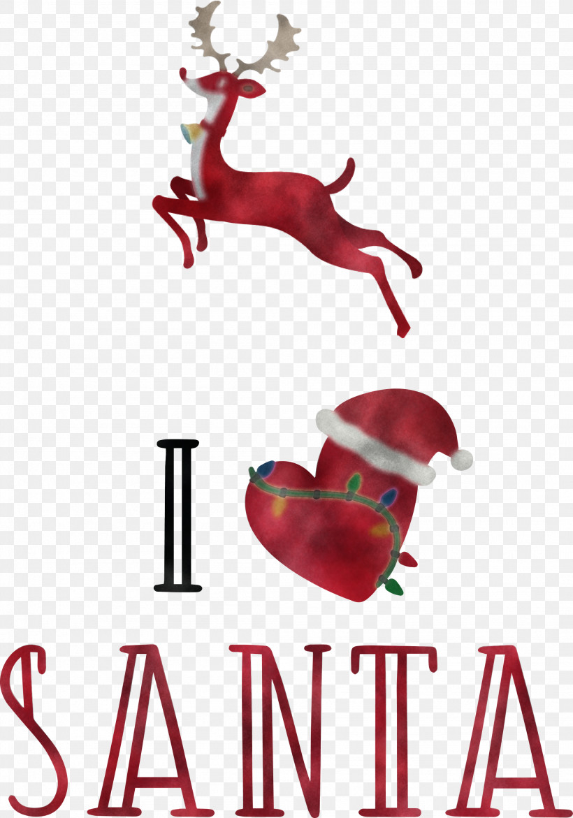 I Love Santa Santa Christmas, PNG, 2099x3000px, I Love Santa, Black, Black Screen Of Death, Christmas, Fine Arts Download Free