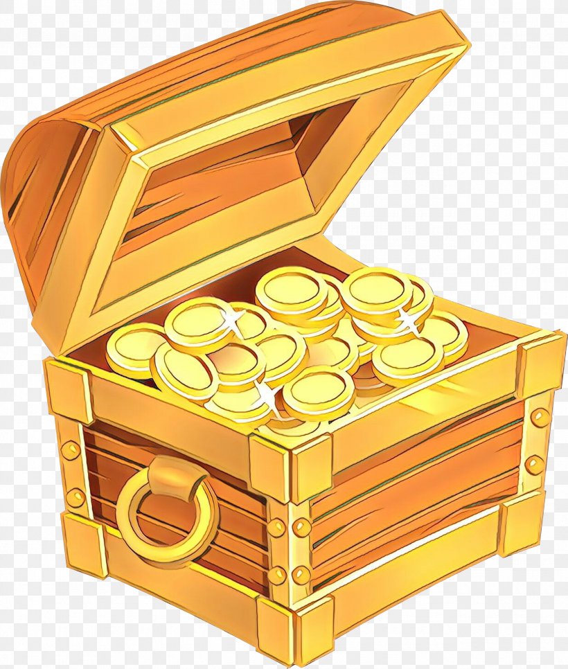 Treasure Box Gold, PNG, 2545x3000px, Cartoon, Box, Gold, Treasure Download  Free
