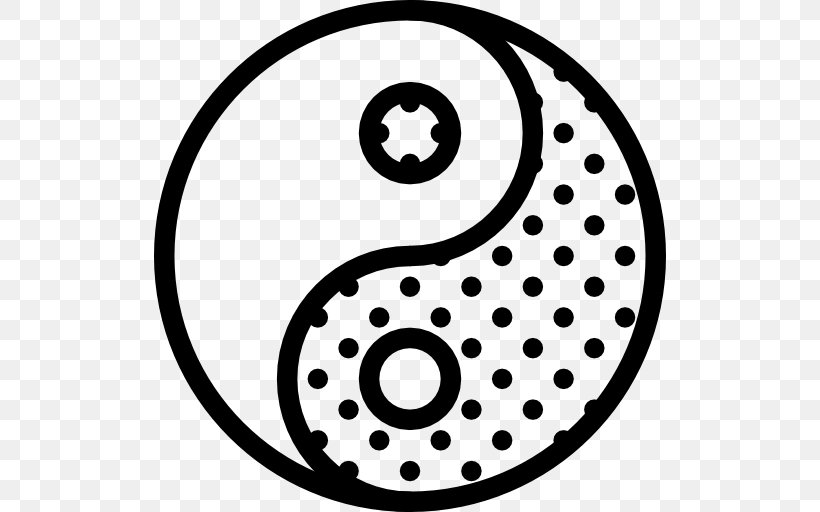 Symbol Yin And Yang, PNG, 512x512px, Symbol, Area, Artwork, Black, Black And White Download Free