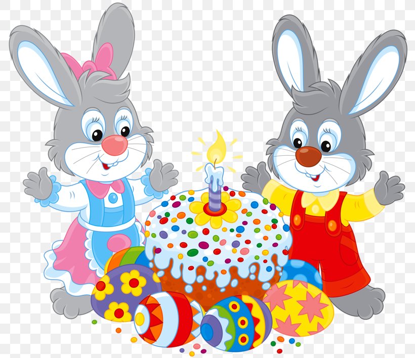 Easter Bunny Hare Rabbit Clip Art, PNG, 800x708px, Easter Bunny, Birthday, Birthday Cake, Cartoon, Easter Download Free