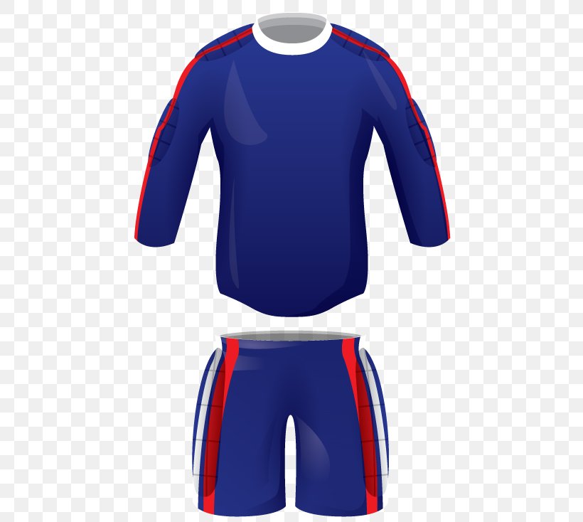 Jersey T-shirt Goalkeeper Kit ユニフォーム, PNG, 450x734px, Jersey, Active Shirt, Blue, Clothing, Cobalt Blue Download Free