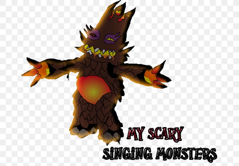 Monster DeviantArt Digital Art Singing, PNG, 673x571px, Watercolor, Cartoon, Flower, Frame, Heart Download Free