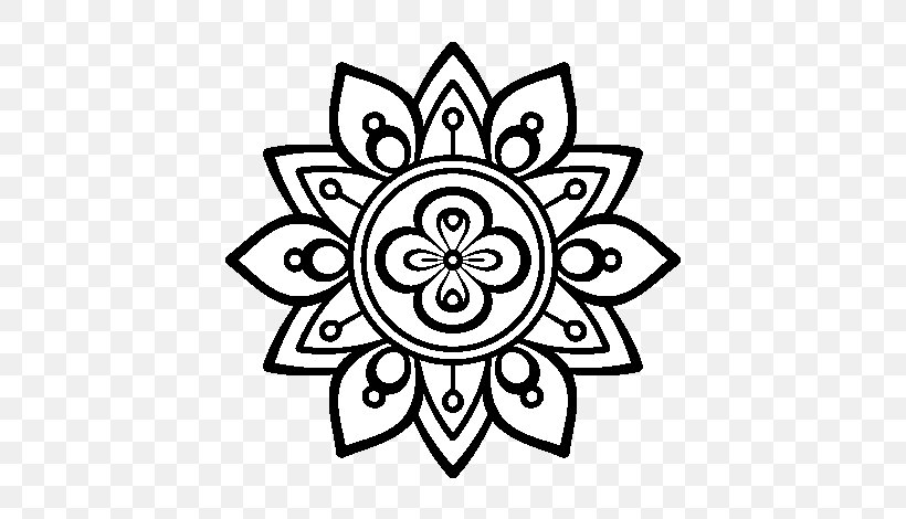 Drawing Mandala Coloring Book Painting, PNG, 600x470px, Drawing, Arabesque, Area, Art, Black And White Download Free