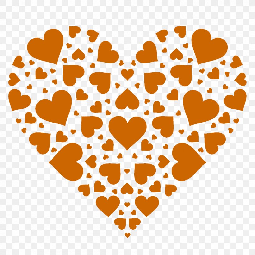 Heart Clip Art, PNG, 1200x1200px, Heart, Area, Orange, Point, Shape Download Free