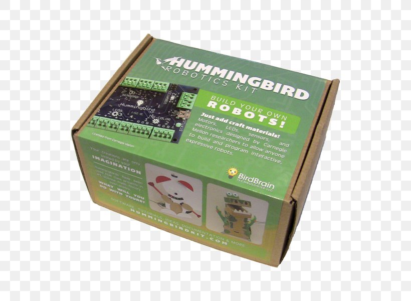 Hummingbird Birdbrain Technologies Robot Kit Robotic Pet, PNG, 600x600px, Hummingbird, Arduino, Bird, Birdbrain Technologies, Box Download Free