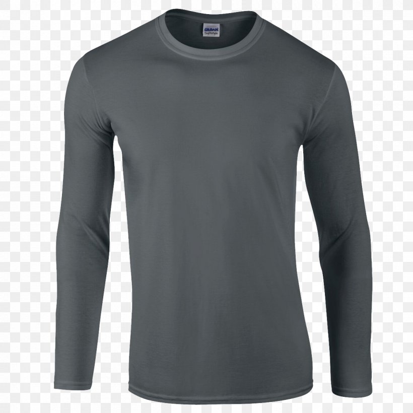 Long-sleeved T-shirt Polo Shirt, PNG, 1200x1200px, Tshirt, Active Shirt, Black, Clothing, Crew Neck Download Free