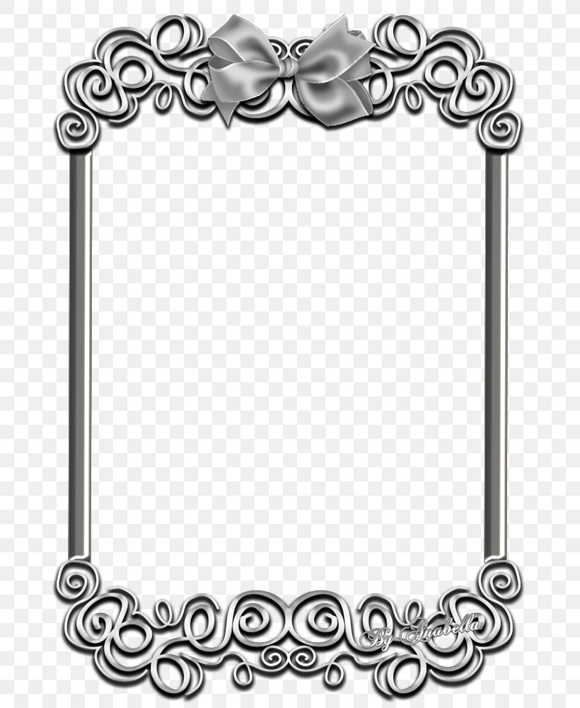 Picture Frames Paper Silver, PNG, 700x1000px, Picture Frames, Black And White, Body Jewelry, Copying, Decor Download Free