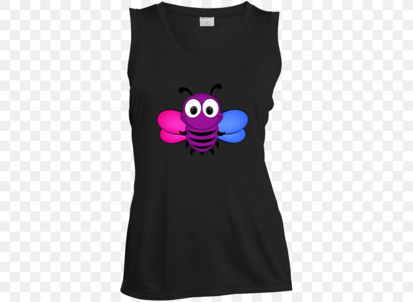 T-shirt Sleeveless Shirt Gilets Smiley, PNG, 600x600px, Watercolor, Cartoon, Flower, Frame, Heart Download Free