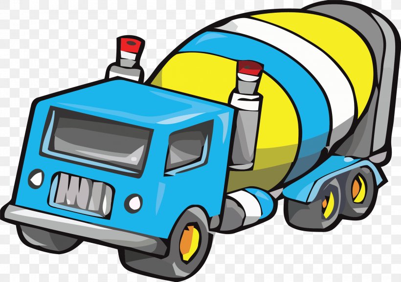 Car Cement Mixers Truck Clip Art, PNG, 2211x1558px, Car, Architectural Engineering, Automotive Design, Betongbil, Cartoon Download Free