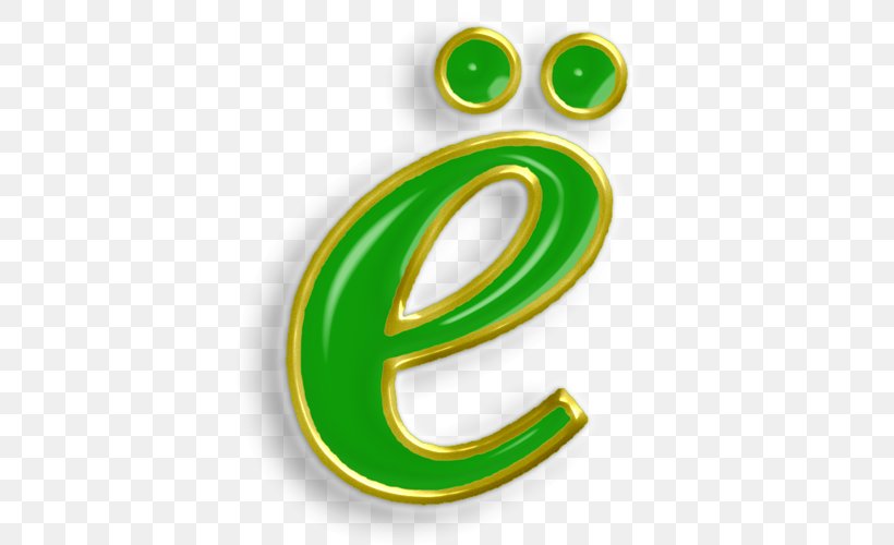 Russian Alphabet Yo Letter, PNG, 500x500px, Alphabet, Body Jewelry, Green, Letter, Phone Download Free