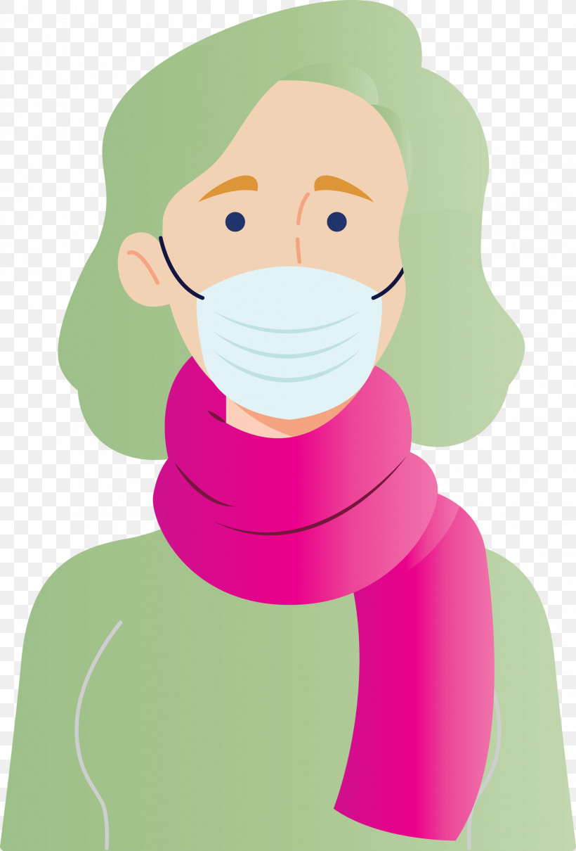 Wearing Mask Coronavirus Corona, PNG, 2033x3000px, Wearing Mask, Animation, Cartoon, Corona, Coronavirus Download Free