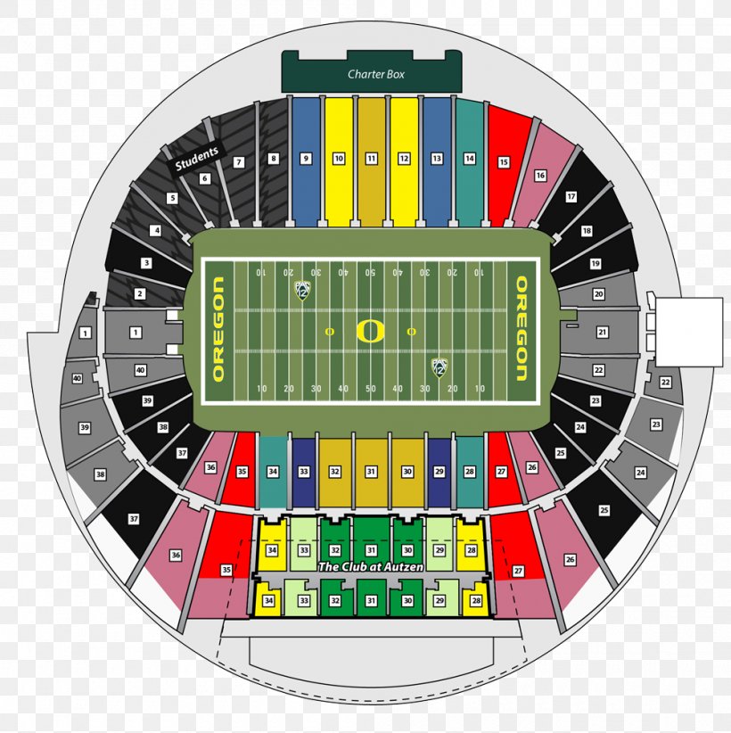 Oregon Ducks Football Stadium Seating Chart