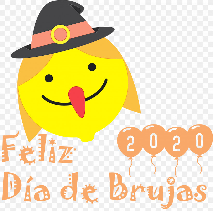 Smiley Yellow Meter Lyrics, PNG, 3000x2974px, Feliz D%c3%ada De Brujas, Happy Halloween, Lyrics, Meter, Paint Download Free