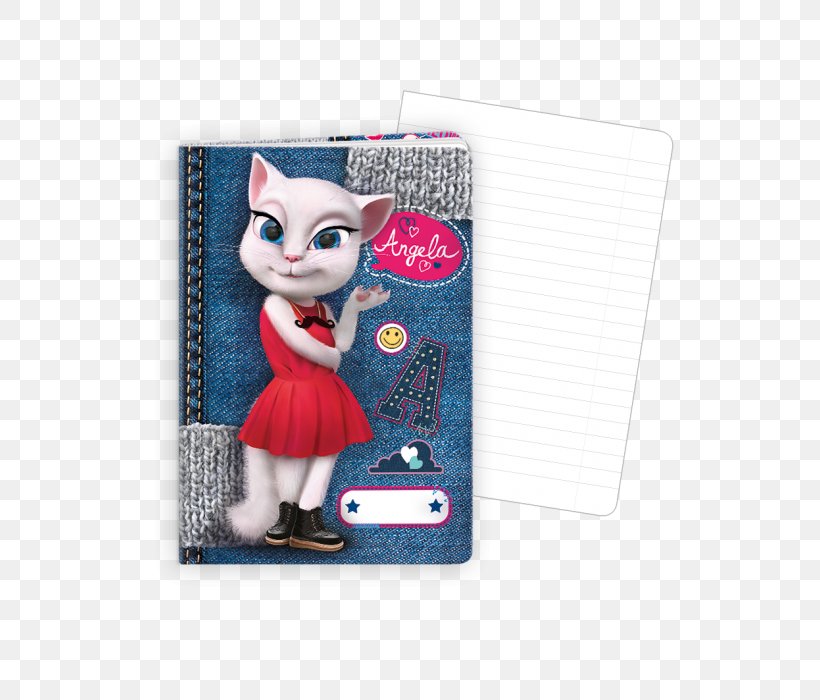 Talking Angela Talking Tom And Friends Pocket Exercise Book School, PNG, 702x700px, Talking Angela, Backpack, Briefcase, Diary, Exercise Book Download Free