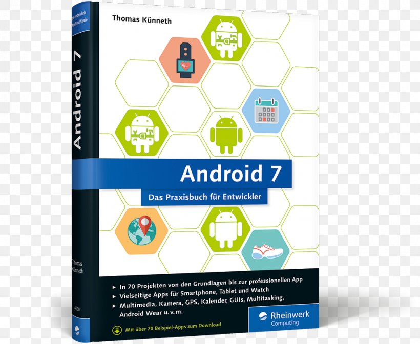 Android 8: Das Praxisbuch Für Java-Entwickler. Inkl. Einstieg In Android Studio Windows 7, PNG, 976x800px, Android, Android Nougat, Android Studio, Book, Brand Download Free