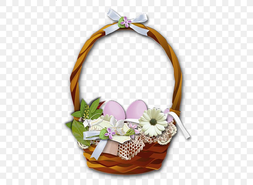 Floral Design Easter Basket Picture Frames Easter Basket, PNG, 455x600px, Floral Design, Basket, Cut Flowers, Easter, Easter Basket Download Free