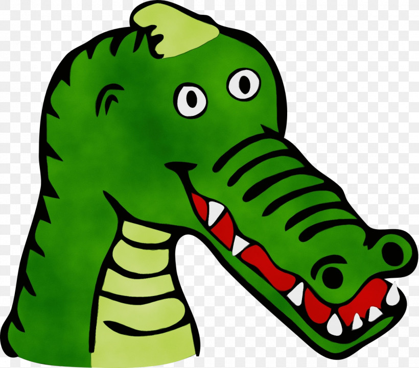 Green Cartoon Crocodile Crocodilia Animal Figure, PNG, 1440x1267px, Watercolor, Animal Figure, Cartoon, Crocodile, Crocodilia Download Free