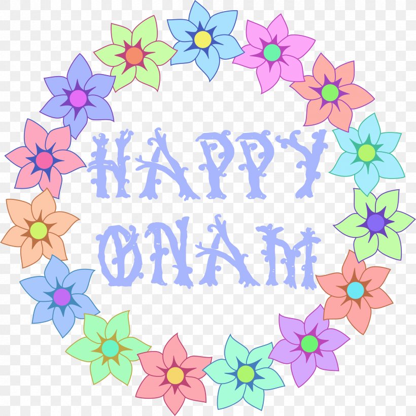 Happy Onam Text., PNG, 2400x2400px, Photography, Artwork, Cut Flowers, Flora, Floral Design Download Free