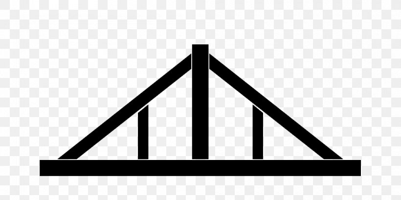 King Post Truss House Queen Post Westbury Avenue, PNG, 1000x500px, King Post, Area, Black And White, Brand, Diagram Download Free
