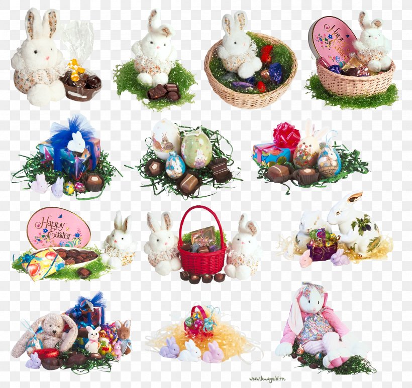 Easter Bunny Hare Clip Art, PNG, 2408x2272px, Easter, Basket, Decoupage, Drawing, Easter Bunny Download Free