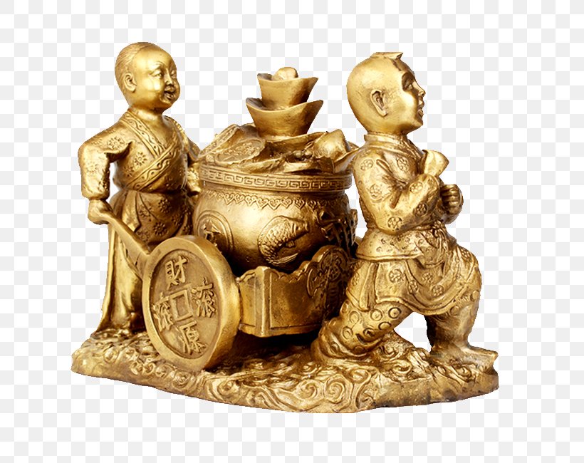 Goods Sudhana Feng Shui Chinese Zodiac, PNG, 700x650px, Goods, Artifact, Brass, Bronze, Caishen Download Free