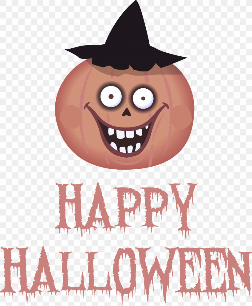 Happy Halloween, PNG, 2473x3000px, Happy Halloween, Cartoon, Fruit, Meter, Pumpkin Download Free