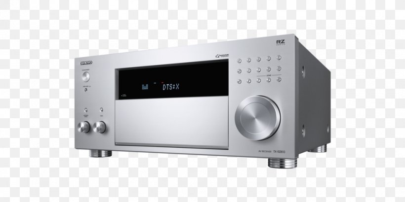Radio Receiver AV Receiver Onkyo TX RZ810 Dolby Atmos, PNG, 976x488px, Radio Receiver, Amplifier, Audio Equipment, Audio Receiver, Audio Signal Download Free