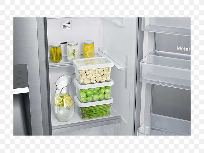 Refrigerator Samsung RH22H9010 Samsung RH57H90507F Samsung Food ShowCase RH77H90507H, PNG, 802x615px, Refrigerator, Drawer, Energy Star, Home Appliance, Ice Makers Download Free