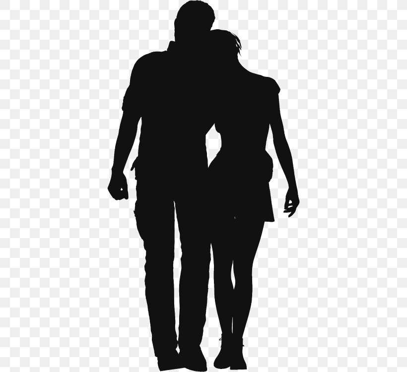 Silhouette Love Gravur, PNG, 388x750px, Silhouette, Black, Black And White, Boyfriend, Couple Download Free