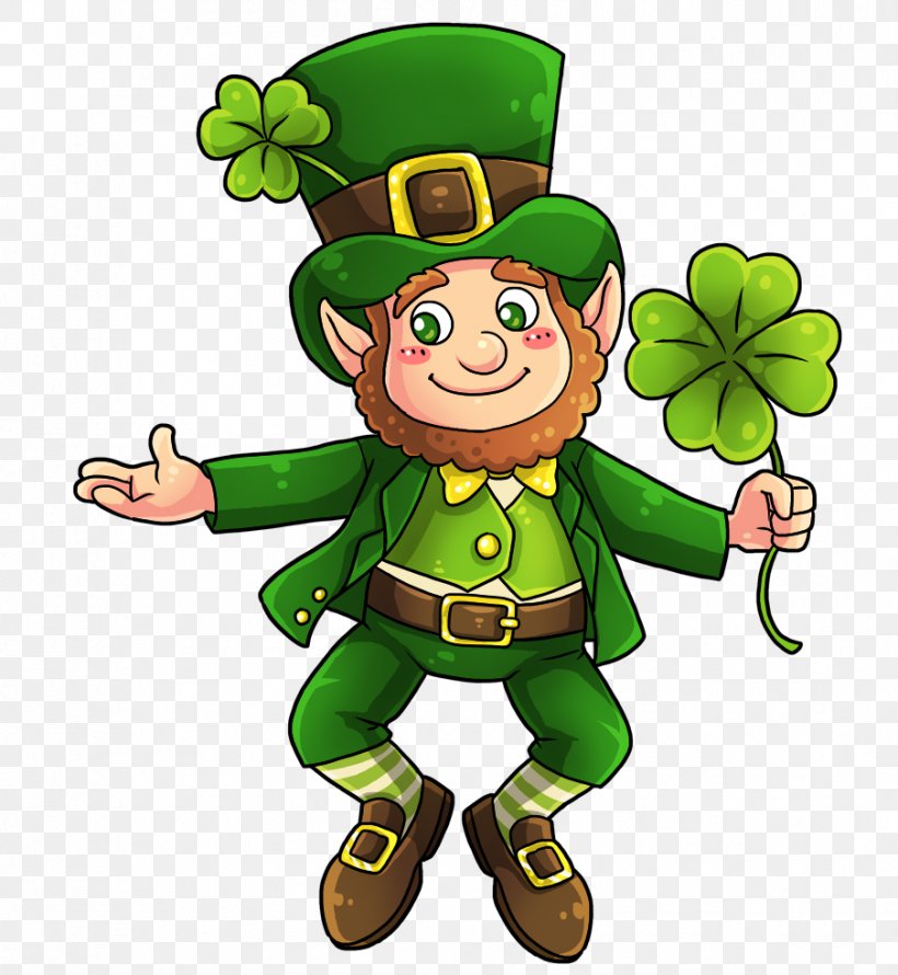 Clip Art Christmas Leprechaun Image Free Content, PNG, 904x982px, Leprechaun, Cartoon, Clip Art Christmas, Clover, Fictional Character Download Free
